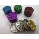 Splattered Aluminium Grinder 4pt 56mm
